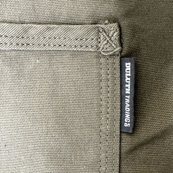 Duluth Trading Flex Fire Hose Cargo Pants Men's 48X30 Khaki Relaxed Fit Work - Picture 5 of 11